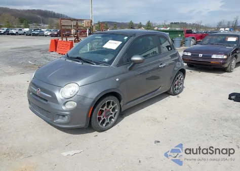 2012 Fiat 500 Sport from USA, damaged, VIN 3C3CFFBR5CT100441